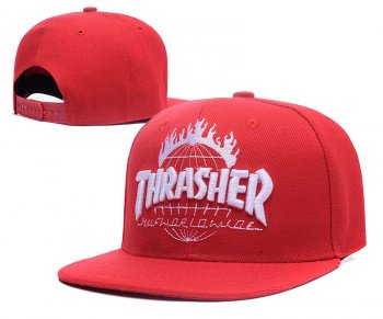 Fashion Street Snapbacks Thrasher Fitted Hats in Red with White Embroidery,New York,100% high Quality Guarantee,discountable price Snapbacks/Hats/Caps