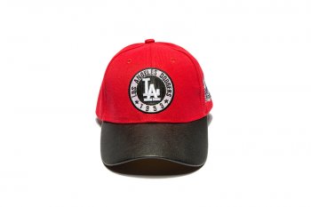 MLB Snapbacks Los Angeles Dodgers Fitted Hats in Red Black,Newest,authorized dealers,Authorized Site Snapbacks/Hats/Caps