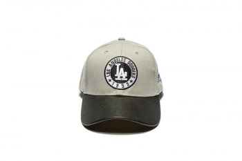 MLB Snapbacks Los Angeles Dodgers Fitted Hats in Gray Black,complete in specifications,recognized brands,designer fashion Snapbacks/Hats/Caps