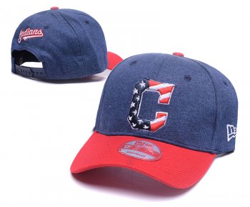 MLB Snapbacks Cleveland Indians Fitted Hats in Blue Red,newest collection,luxury lifestyle brand,stylish Snapbacks/Hats/Caps