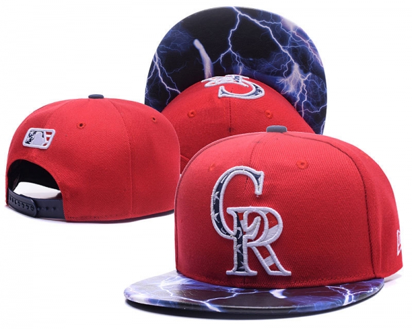 MLB Snapbacks Colorado Rockies Fitted Hats in Red,100% quality guarantee,Store,Best Prices Snapbacks/Hats/Caps