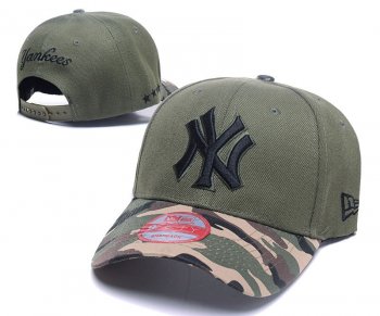 MLB Snapbacks New York Yankees Fitted Hats in Army Green,cheapest online price,famous brand,Fantastic savings Snapbacks/Hats/Caps