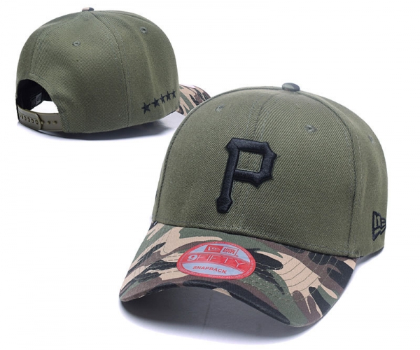 MLB Snapbacks Pittsburgh Pirates Fitted Hats in Army Green,Best Selling Clearance,finest selection,Online Shop Snapbacks/Hats/Caps