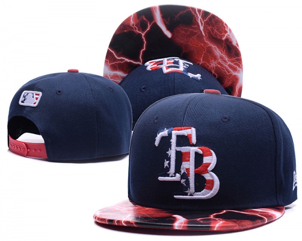 MLB Snapbacks Tampa Bay Rays Fitted Hats in Blue,various styles,free delivery,promo codes Snapbacks/Hats/Caps