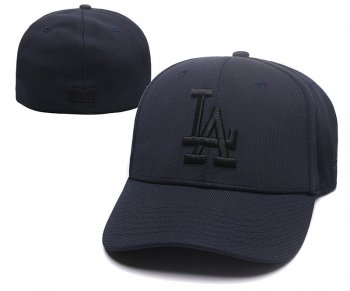 MLB Snapbacks Los Angeles Dodgers Fitted Hats in Dark Blue,Retailer,free delivery,catalogo Snapbacks/Hats/Caps