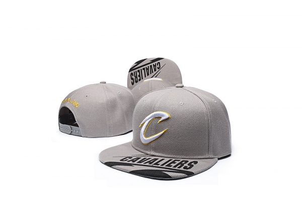 NBA Snapbacks Cleveland Cavaliers Fitted Hats in Gray,factory wholesale prices,Outlet on Sale,Superior Quality Snapbacks/Hats/Caps