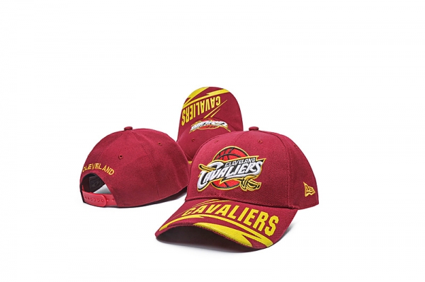 NBA Snapbacks Cleveland Cavaliers Fitted Hats in Red Yellow,best value,Outlet,Hottest New Styles Snapbacks/Hats/Caps