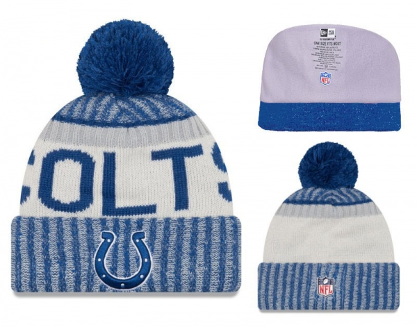 Fashion NFL Knit Hat Indianapolis Colts Cap in Blue Cream,USA Cheap Sale,Top Brand Wholesale Online,collection Snapbacks/Hats/Caps