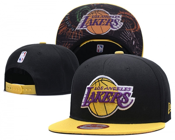 NBA Snapbacks Los Angeles Lakers Fitted Hats in Black,largest collection,New Arrival,cheapest online price Snapbacks/Hats/Caps