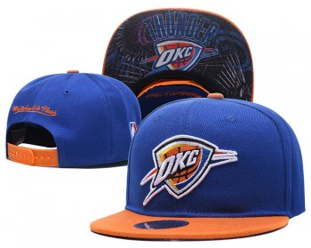 NBA Snapbacks Oklahoma City Thunder Fitted Hats in Blue,Authorized Site,reasonable price,lowest price Snapbacks/Hats/Caps