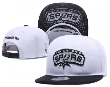 NBA Snapbacks San Antonio Spurs Fitted Hats in White,luxury fashion brands,factory wholesale prices,complete in specifications Snapbacks/Hats/Caps