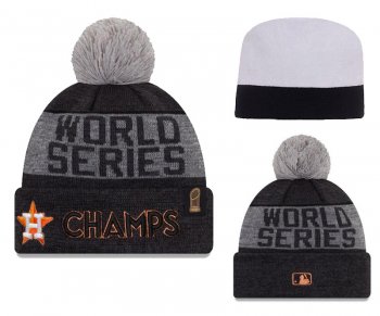 Fashion MLB Knit Hat Houston Astros Cap in Gray Black,Shop Best Sellers,Discount Save up to,100% authentic Snapbacks/Hats/Caps