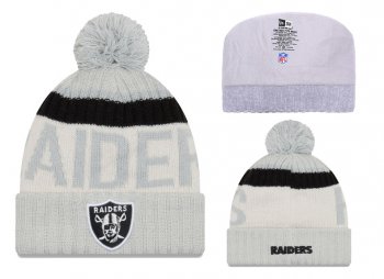 Fashion NFL Knit Hat Oakland Raiders Cap in White,timeless,outlet store sale,100% high Quality Guarantee Snapbacks/Hats/Caps