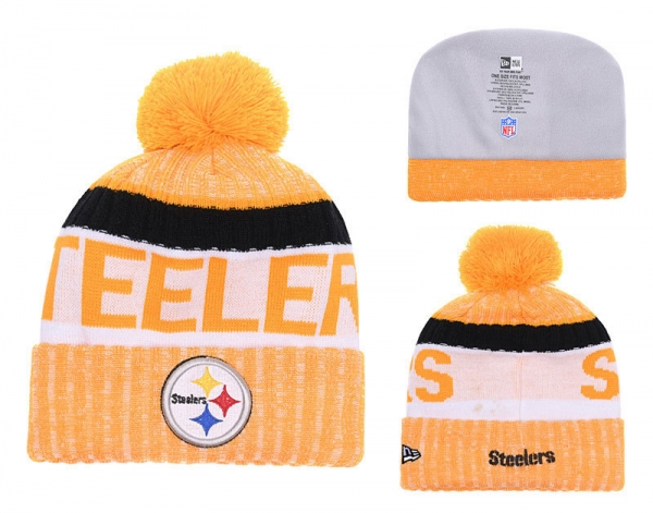 Fashion NFL Knit Hat Pittsburgh Steelers Cap in Orange,Official USA Stockists,Shop,reliable reputation Snapbacks/Hats/Caps