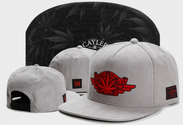 Best Selling Caps Cayler & Sons Fitted Hats in Gray Red,latest fashion-trends,large discount,worldwide shipping Snapbacks/Hats/Caps