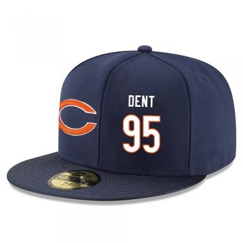 NFL Chicago Bears #95 Richard Dent Snapback Adjustable Stitched Player Hat - Navy/White Snapbacks/Hats/Caps