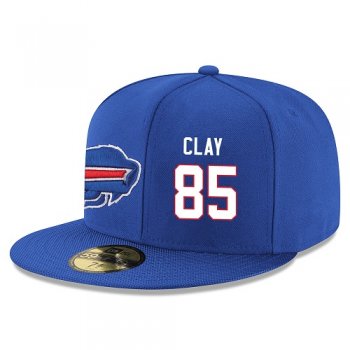 NFL Buffalo Bills #85 Charles Clay Snapback Adjustable Stitched Player Hat - Blue/White Snapbacks/Hats/Caps