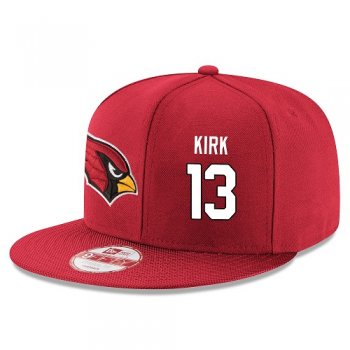 NFL Arizona Cardinals #13 Christian Kirk Snapback Adjustable Stitched Player Hat - Red Snapbacks/Hats/Caps