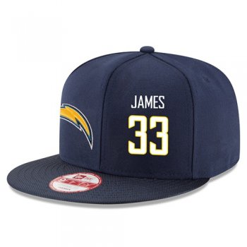 NFL Los Angeles Chargers #33 Derwin James Snapback Adjustable Stitched Player Hat - Navy Blue Snapbacks/Hats/Caps