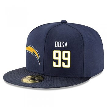 NFL Los Angeles Chargers #99 Joey Bosa Snapback Adjustable Stitched Player Rush Hat - Navy/White Snapbacks/Hats/Caps