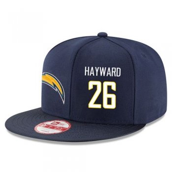 NFL Los Angeles Chargers #26 Casey Hayward Snapback Adjustable Stitched Player Rush Hat - Navy/White Snapbacks/Hats/Caps