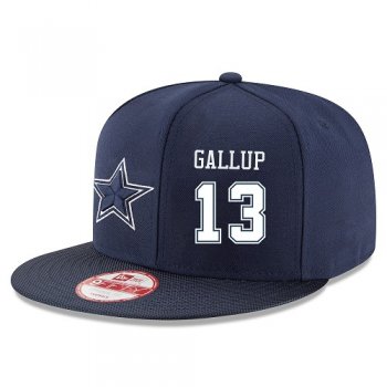 NFL Dallas Cowboys #13 Michael Gallup Snapback Adjustable Stitched Player Hat - Navy Blue Snapbacks/Hats/Caps