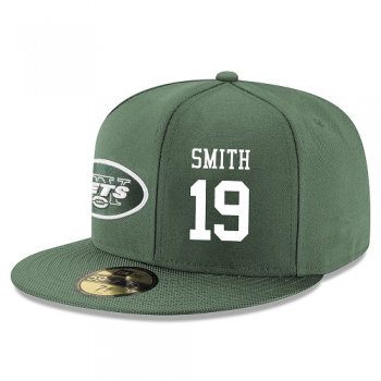 NFL New York Jets #19 Devin Smith Snapback Adjustable Stitched Player Hat - Green/White Snapbacks/Hats/Caps