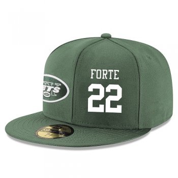 NFL New York Jets #22 Matt Forte Snapback Adjustable Stitched Player Hat - Green/White Snapbacks/Hats/Caps