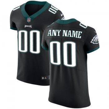 Men's Philadelphia Eagles Black Vapor Untouchable Custom Elite NFL Stitched Jersey