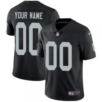 Men's Oakland Raiders Customized Black Team Color Vapor Untouchable NFL Stitched Limited Jersey