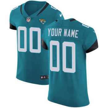 Men's Jacksonville Jaguars Green Team Color Vapor Untouchable Custom Elite NFL Stitched Jersey