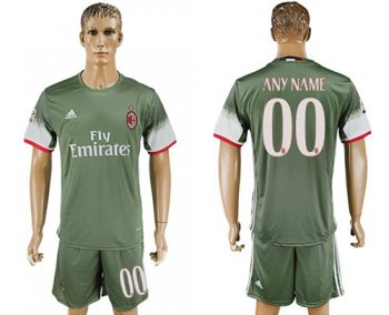 AC Milan Personalized Sec Away Soccer Club Jersey