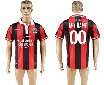 OGC Nice Personalized Home Soccer Club Jersey