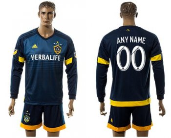 Los Angeles Galaxy Personalized Away Long Sleeves Soccer Club Jersey