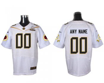 Nike Washington Redskins Customized White 2016 Pro Bowl Men's Stitched NFL Elite Jersey