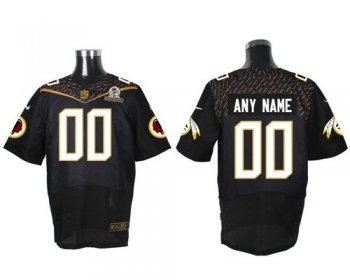 Nike Washington Redskins Customized Black 2016 Pro Bowl Men's Stitched NFL Elite Jersey