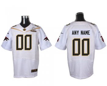 Nike Atlanta Falcons Customized White 2016 Pro Bowl Men's Stitched NFL Elite Jersey