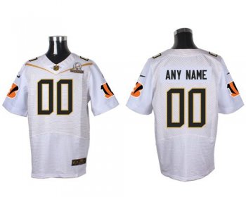 Nike Cincinnati Bengals Customized White 2016 Pro Bowl Men's Stitched NFL Elite Jersey