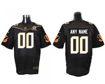 Nike Cincinnati Bengals Customized Black 2016 Pro Bowl Men's Stitched NFL Elite Jersey