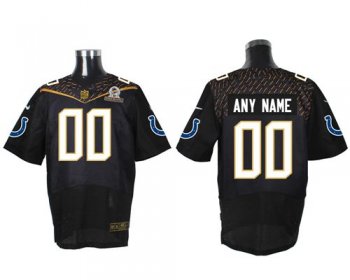 Nike Indianapolis Colts Customized Black 2016 Pro Bowl Men's Stitched NFL Elite Jersey