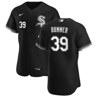 Men's Chicago White Sox #39 Aaron Bummer Black Alternate 2020 Authentic Player Baseball Jersey