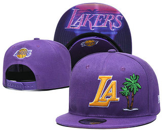 Los Angeles Lakers Snapback Ajustable Cap Hat YD 20-04-07-09