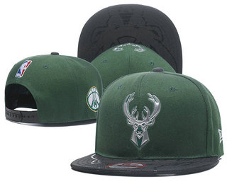 Milwaukee Bucks Snapback Ajustable Cap Hat YD