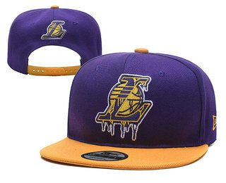 Men's Los Angeles Lakers Snapback Ajustable Cap Hat 2