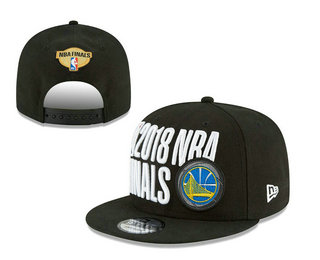 Men's Golden State Warriors 2018 The NBA Finals Patch Snapback Ajustable Cap Hat