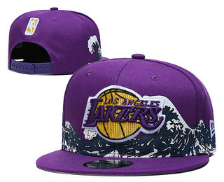 Men's Los Angeles Lakers Snapback Ajustable Cap Hat YD