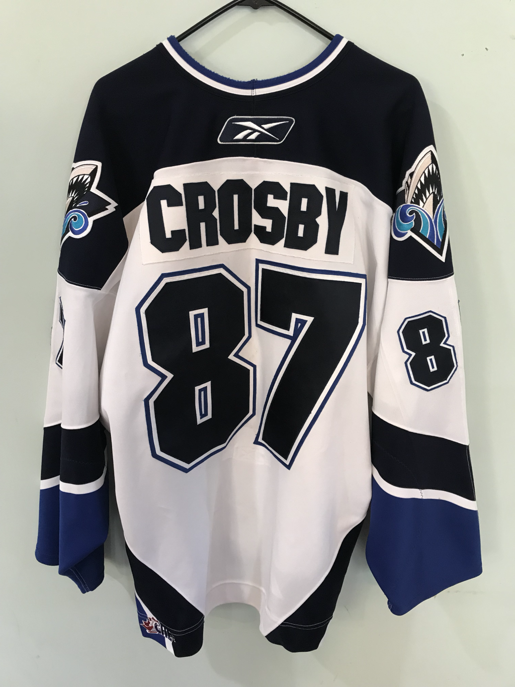 Sidney crosby rimouski oceanic white jersey