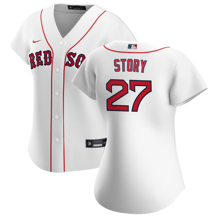 Women's Trevor Story #27 Boston Red Sox Home Player Jersey - White