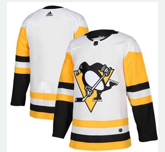 Pittsburgh Penguins Blank White Road Away Jersey