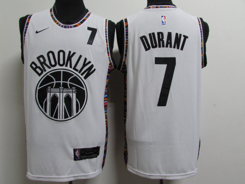 Nets 7 Kevin Durant White 2020-2021 City Edition Nike Swingman Jersey.jpeg